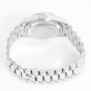 Rolex Platinum President  Day-Date Men's Watch 118206 Meteorite Dial