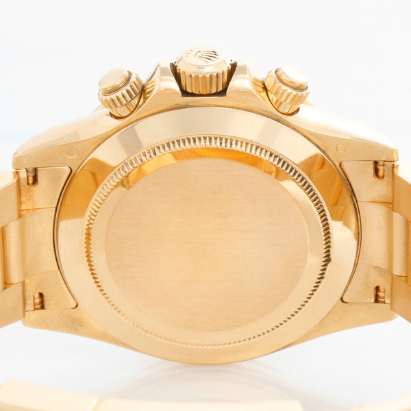 Rolex Cosmograph Daytona Men's 18k Gold Watch 116528