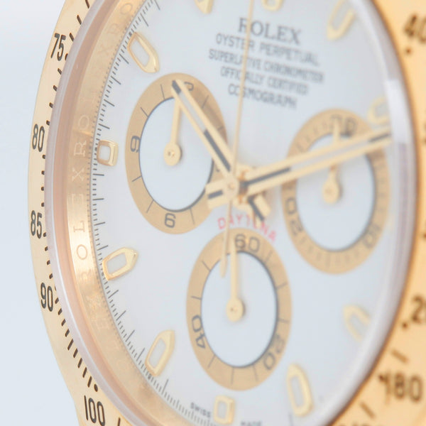 Rolex Cosmograph Daytona Men's 18k Gold Watch 116528