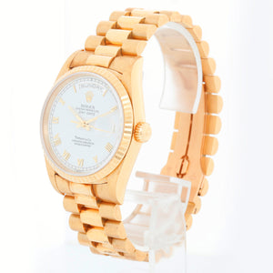 Men's  18k Gold  Rolex President Day-Date Watch 18238 Tiffany Dial