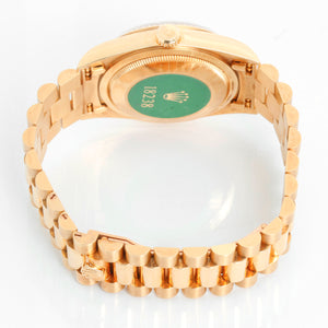Men's  18k Gold  Rolex President Day-Date Watch 18238 Tiffany Dial