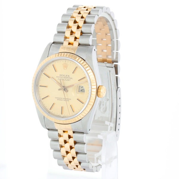 Rolex Datejust Men's 2-Tone Watch Jubilee Band 16233