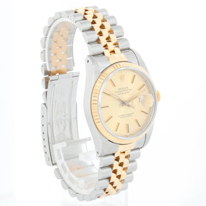 Rolex Datejust Men's 2-Tone Watch Jubilee Band 16233