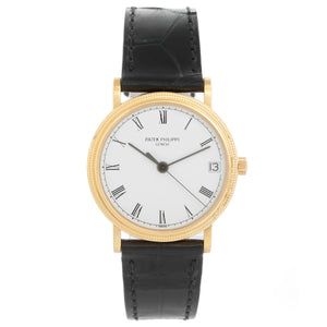 Patek Philippe Calatrava Ref. 3802J /200 Hobnail Mens Watch