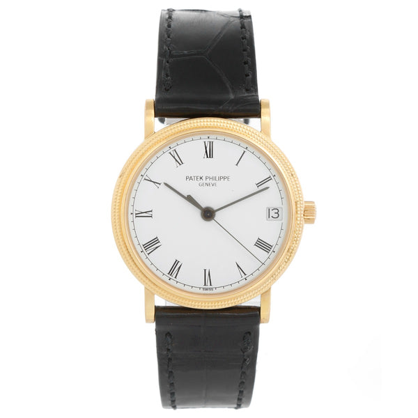 Patek Philippe Calatrava Ref. 3802J /200 Hobnail Mens Watch