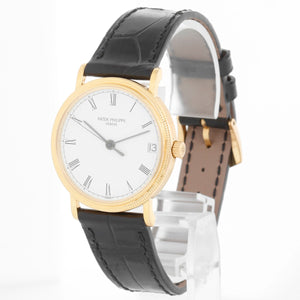 Patek Philippe Calatrava Ref. 3802J /200 Hobnail Mens Watch