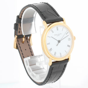 Patek Philippe Calatrava Ref. 3802J /200 Hobnail Mens Watch