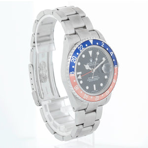 Men's Rolex GMT - Master II Watch 16710 Pepsi Rotating Bezel