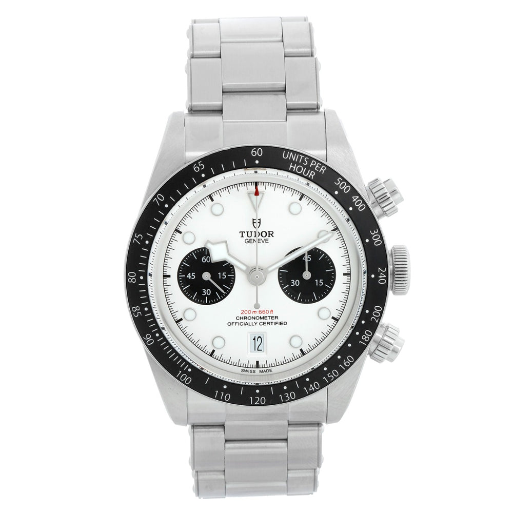 Tudor Black Bay Stainless Steel Chrono Men's Watch 79360N