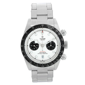 Tudor Black Bay Stainless Steel Chrono Men's Watch 79360N