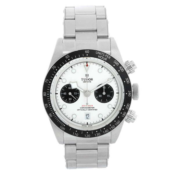 Tudor Black Bay Stainless Steel Chrono Men's Watch 79360N