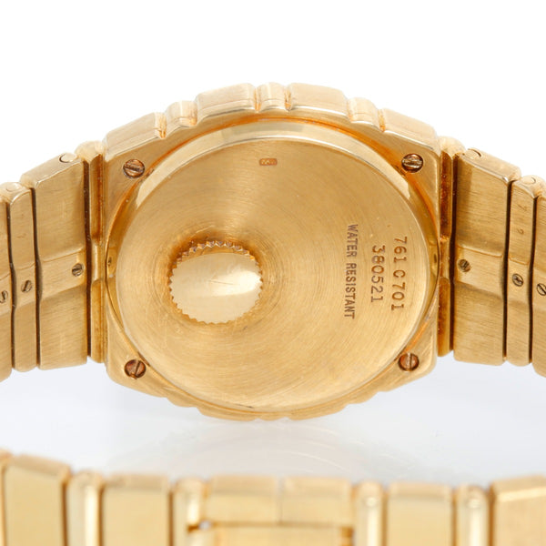 Piaget Polo 18K Yellow Gold Pave Diamond Ladies Watch  761 C701