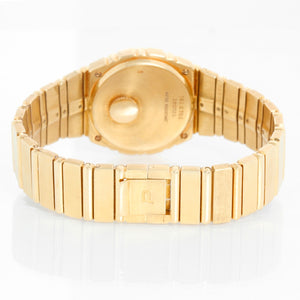Piaget Polo 18K Yellow Gold Pave Diamond Ladies Watch  761 C701