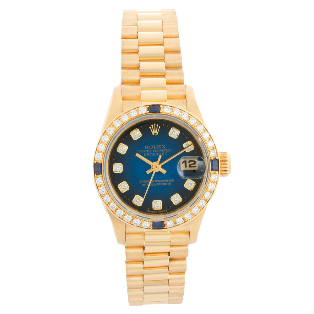 Very Rare Rolex Ladies President 18K Yellow Gold 69088 Watch