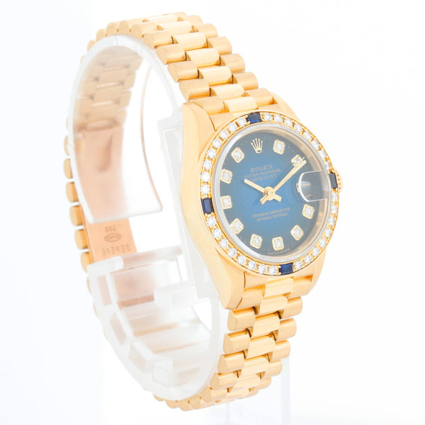 Very Rare Rolex Ladies President 18K Yellow Gold 69088 Watch