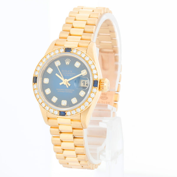 Very Rare Rolex Ladies President 18K Yellow Gold 69088 Watch