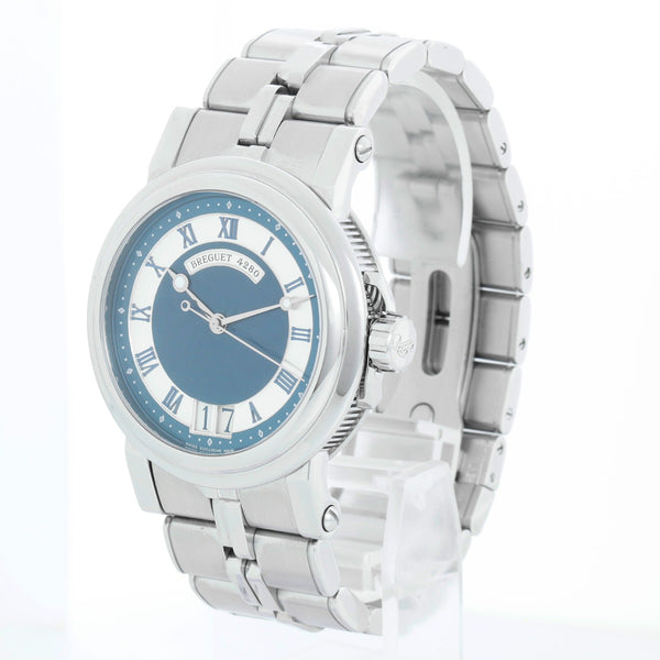 Breguet Marine Automatic Big Date Men's Stainless Steel Watch 5817 ST