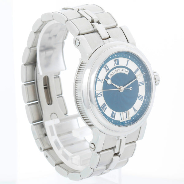 Breguet Marine Automatic Big Date Men's Stainless Steel Watch 5817 ST