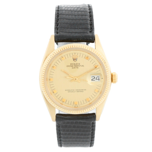 Rolex Date 1503 Men's Yellow Gold Sigma Dial Watch