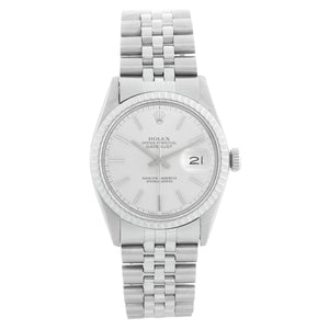 Rolex Datejust Men's Steel Silver Dial Watch 16030