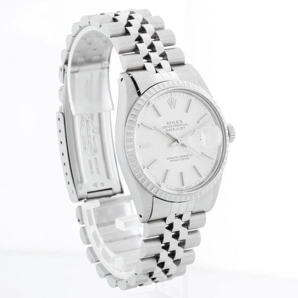 Rolex Datejust Men's Steel Silver Dial Watch 16030