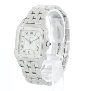 Cartier Jumbo Panther Stainless Steel Men's Quartz Watch with Date W25032P5