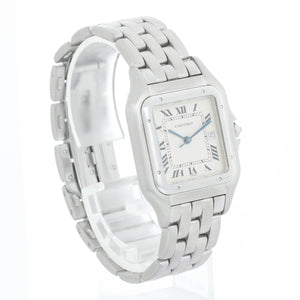 Cartier Jumbo Panther Stainless Steel Men's Quartz Watch with Date W25032P5