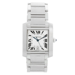 Cartier Tank Francaise Automatic Men's Stainless Steel Watch W51002Q3 2302