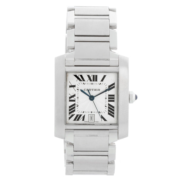 Cartier Tank Francaise Automatic Men's Stainless Steel Watch W51002Q3 2302