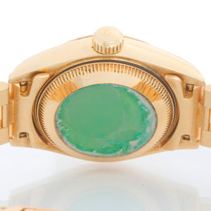 Rolex Ladies President Burlwood 18K Yellow Gold 69178 Watch