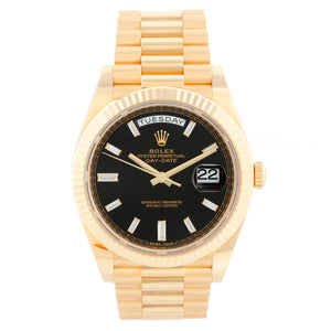 Rolex Day-Date 40 President 18k Yellow Gold Men's 40mm 228238 Watch