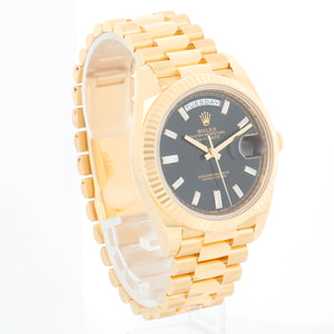 Rolex Day-Date 40 President 18k Yellow Gold Men's 40mm 228238 Watch