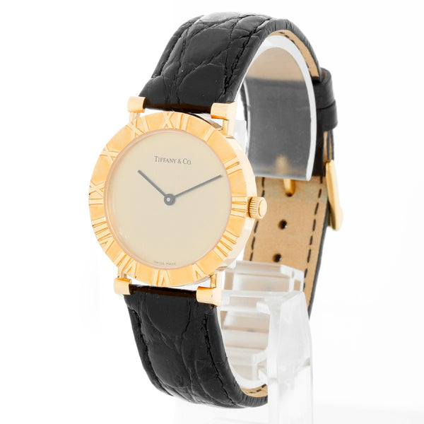 Tiffany & Co. Midsize Atlas 18K Yellow Gold Watch Ref. 0630