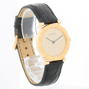 Tiffany & Co. Midsize Atlas 18K Yellow Gold Watch Ref. 0630