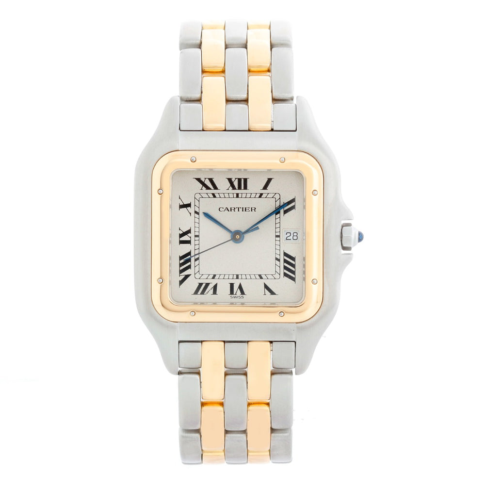 Cartier Men's 2-Tone Steel Gold Jumbo Panther Watch 187957