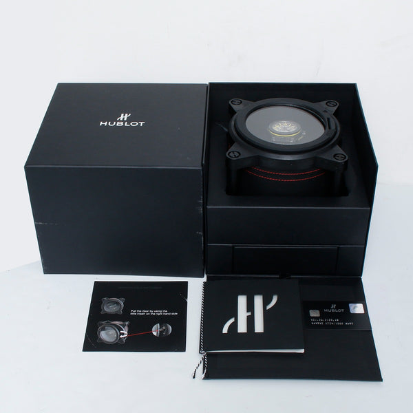 Hublot Big Bang Ferrari Ceramic Carbon Fiber Chronograph Watch 401.CQ.0129.VR