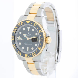 Rolex GMT-Master II 2-Tone Men's Watch with Green GMT hand 116713