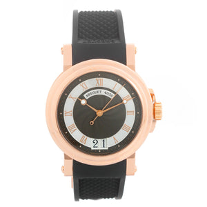 Breguet Marine Automatic Big Date Men's 18k Rose Gold Watch 5817