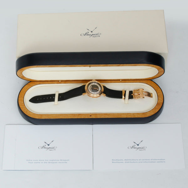 Breguet Marine Automatic Big Date Men's 18k Rose Gold Watch 5817