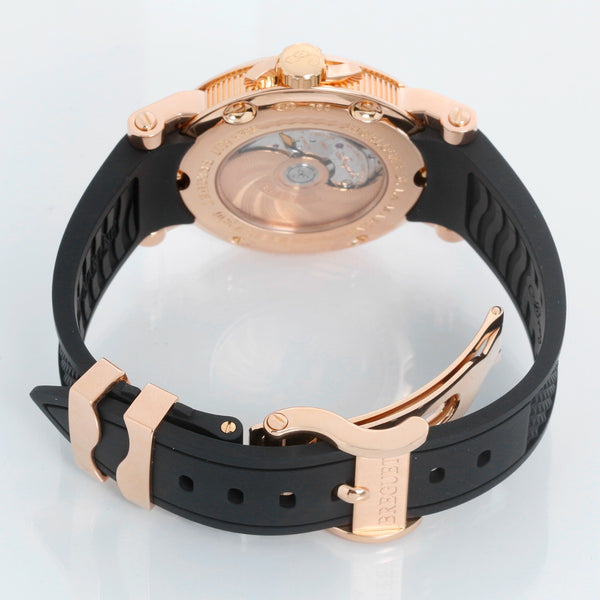 Breguet Marine Automatic Big Date Men's 18k Rose Gold Watch 5817