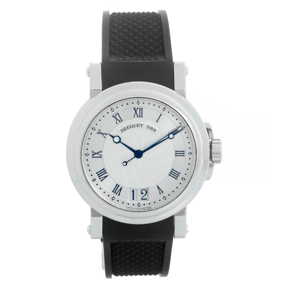 Breguet Marine Automatic Big Date Men's Stainless Steel Watch 5817ST125V8