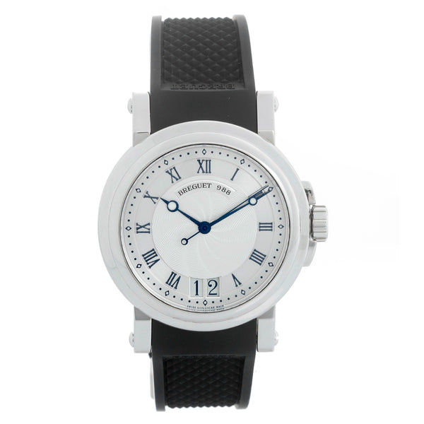 Breguet Marine Automatic Big Date Men's Stainless Steel Watch 5817ST125V8