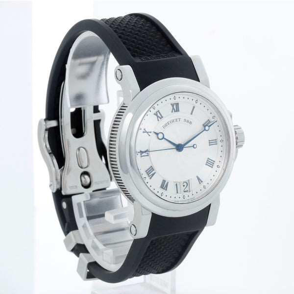 Breguet Marine Automatic Big Date Men's Stainless Steel Watch 5817ST125V8