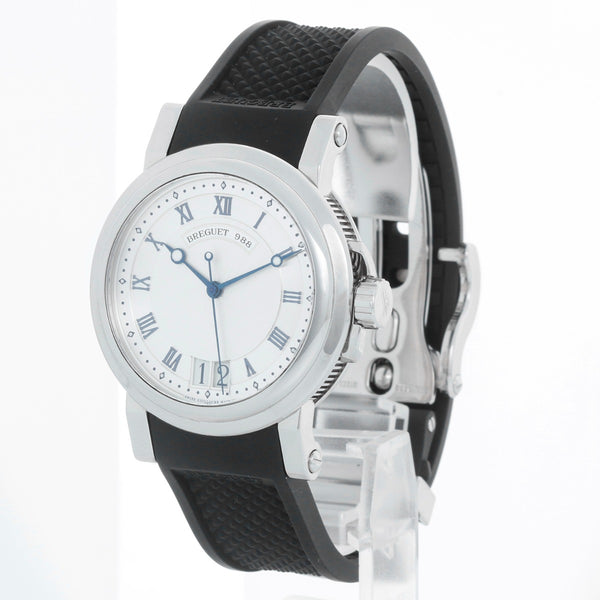Breguet Marine Automatic Big Date Men's Stainless Steel Watch 5817ST125V8
