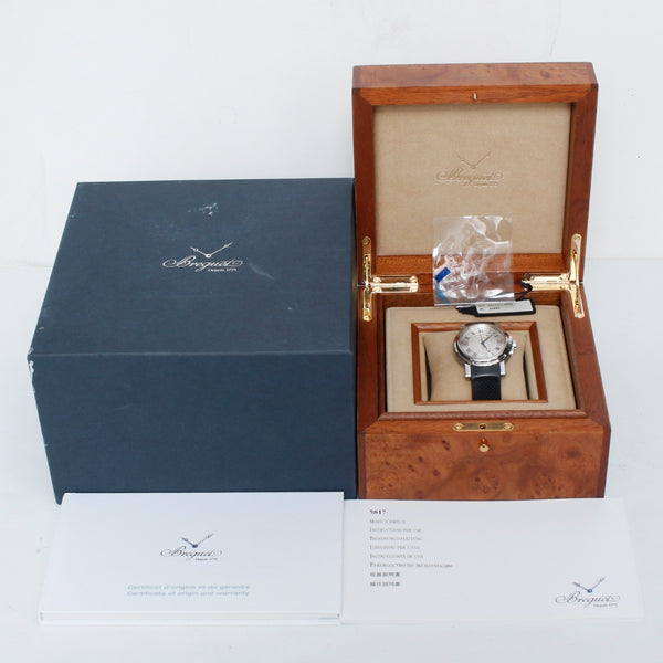 Breguet Marine Automatic Big Date Men's Stainless Steel Watch 5817ST125V8