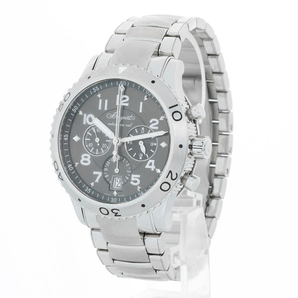 Breguet Transatlantique Type XXI Flyback Chronograph Men's Steel Watch Ref. 3810 (or 3810ST/92/SZ9) – Image 2