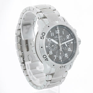 Breguet Transatlantique Type XXI Flyback Chronograph Men's Steel Watch Ref. 3810 (or 3810ST/92/SZ9) – Image 3