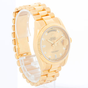 Rolex President Day-Date Men's Gold Watch 118238