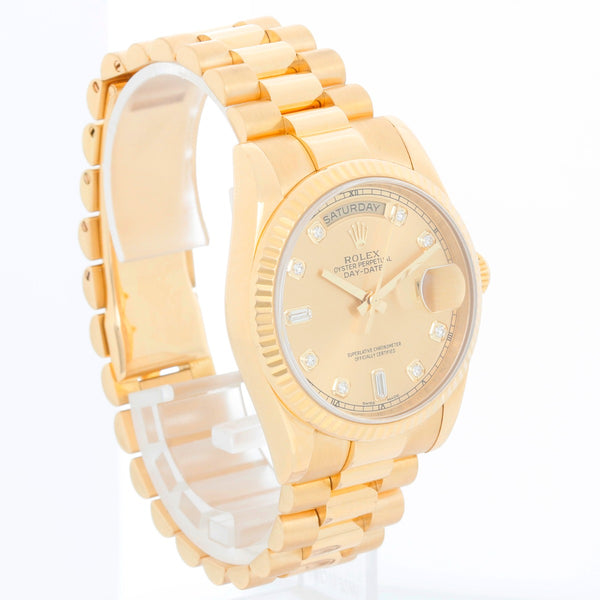 Rolex President Day-Date Men's Gold Watch 118238