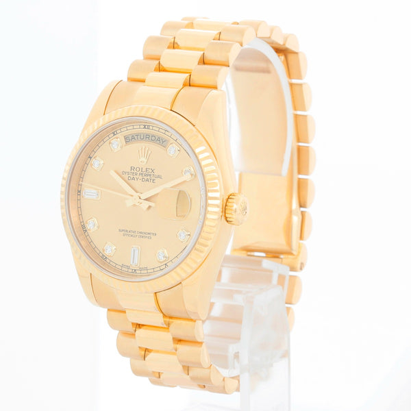Rolex President Day-Date Men's Gold Watch 118238
